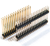 2.54mm Double Layer Plastic Double Row 180° DIP Pin Header Factory Customized