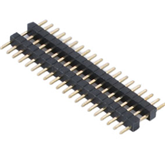 1.0mm Pitch Single Row Pin Header Double Plastic Connector Single Row 180°